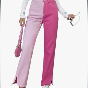 Women high waisted baggy jeans